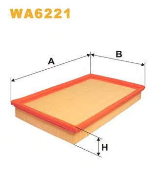 WIX FILTERS wa6221 -  Воздушный фильтр